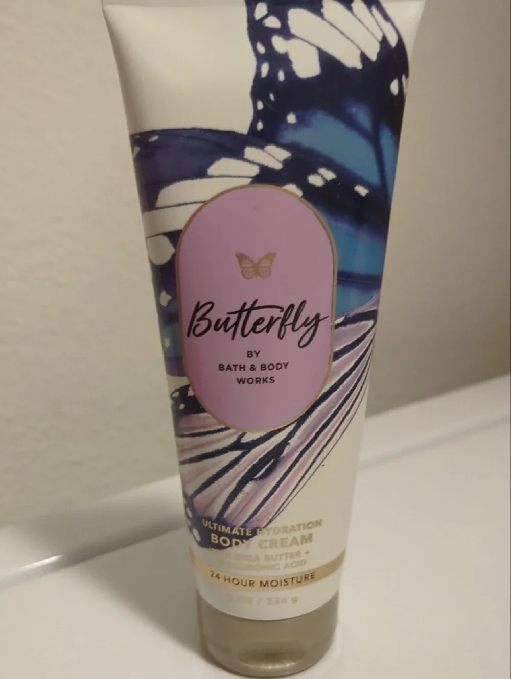 Bath & Body Works Purple & Gold Hand Soap and Butterfly Hand Cream Duo